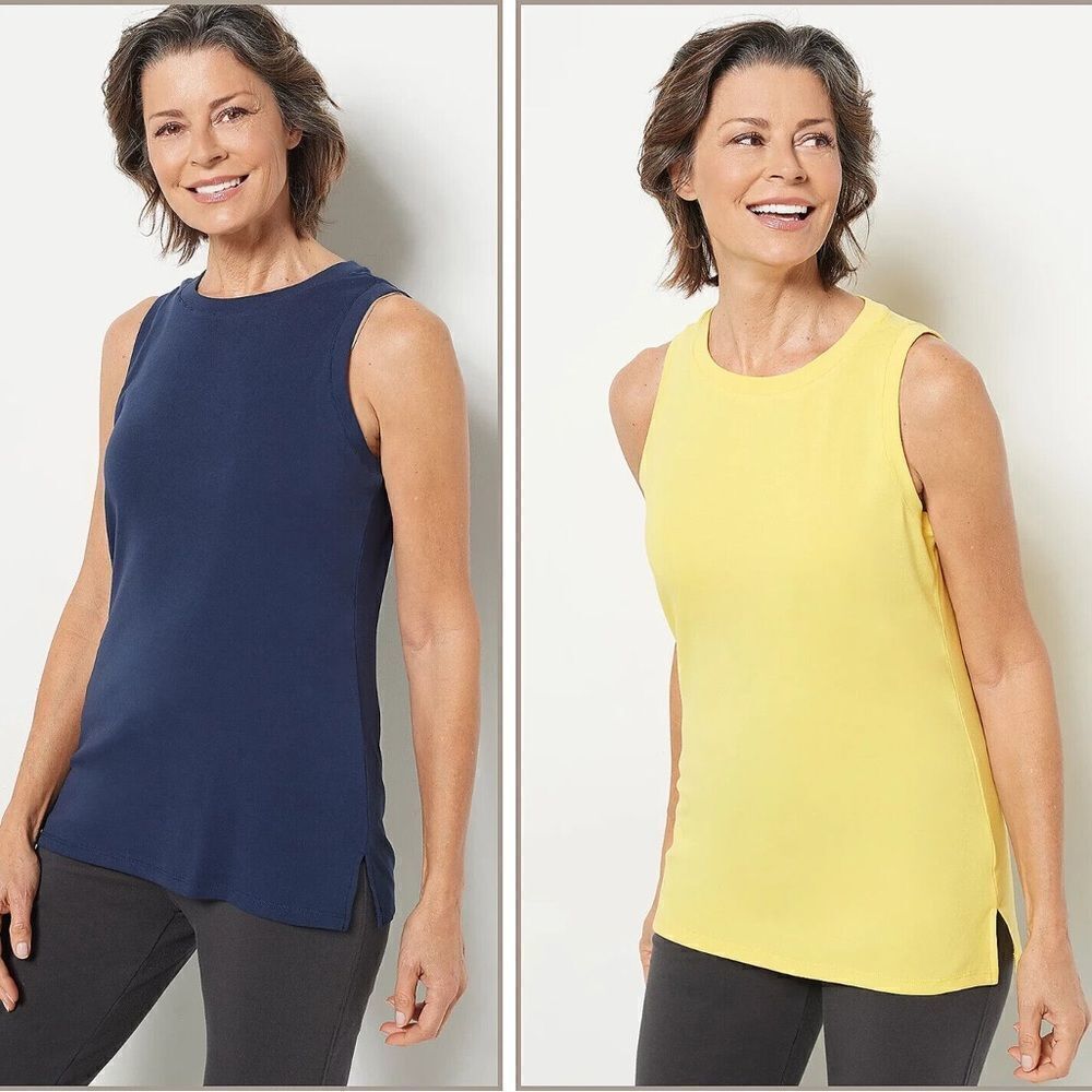 zuda 2-Pack Long & Lean Tank Tops